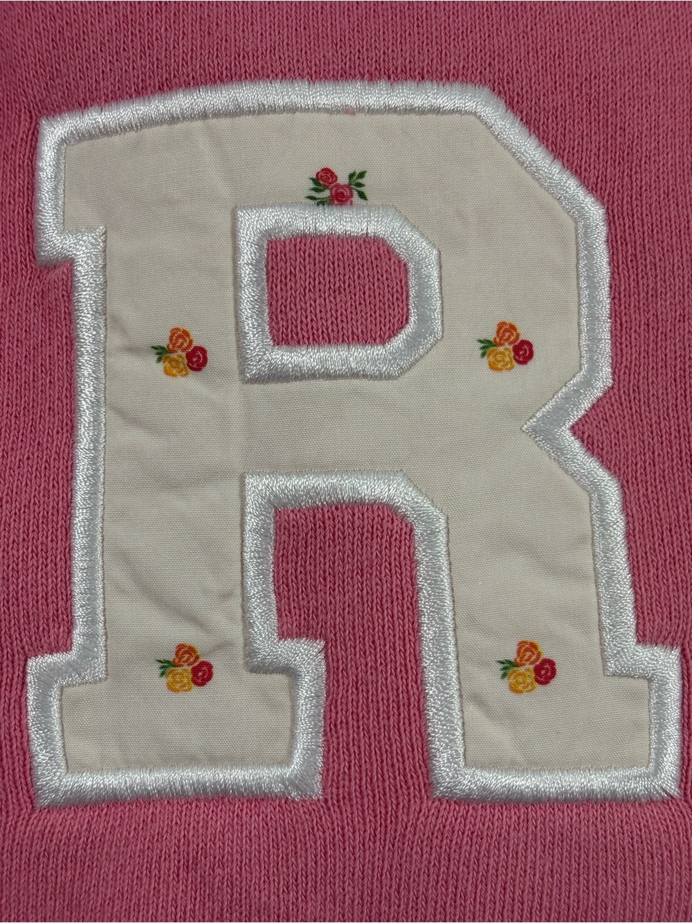 PARKE x Maggie & Emma Heritage Varsity Mockneck Bloom Sunset Floral L/XL - Picture 6 of 8